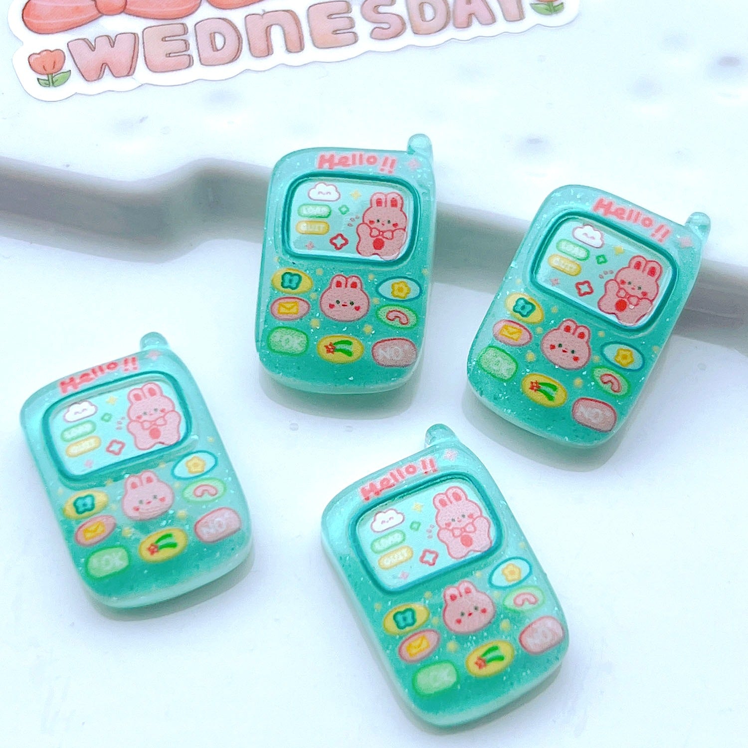 Wholesale 20pcs/pack Resin diy accessories mobile phone case diy hair accessories cream glue